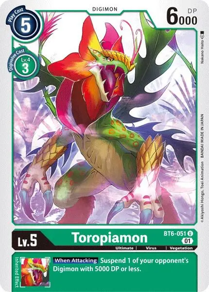 Toropiamon card art