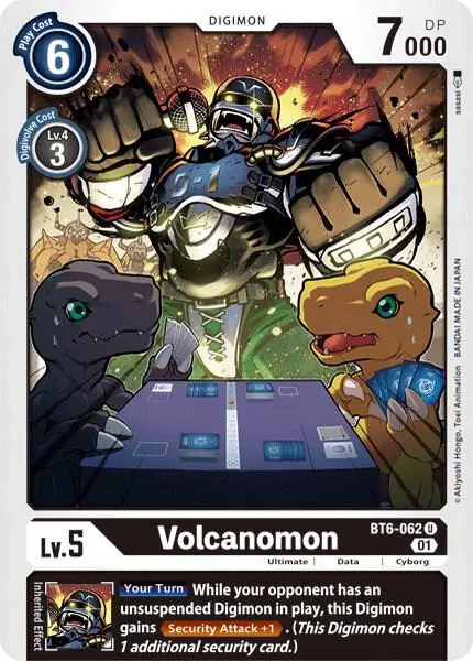 Volcanomon card art