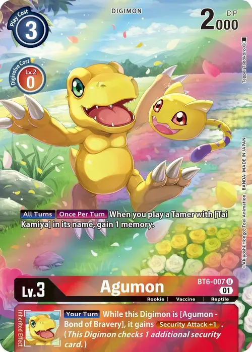 Agumon (Alternate Art) card art