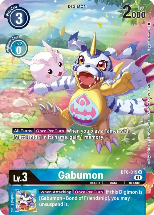 Gabumon (Alternate Art) card art