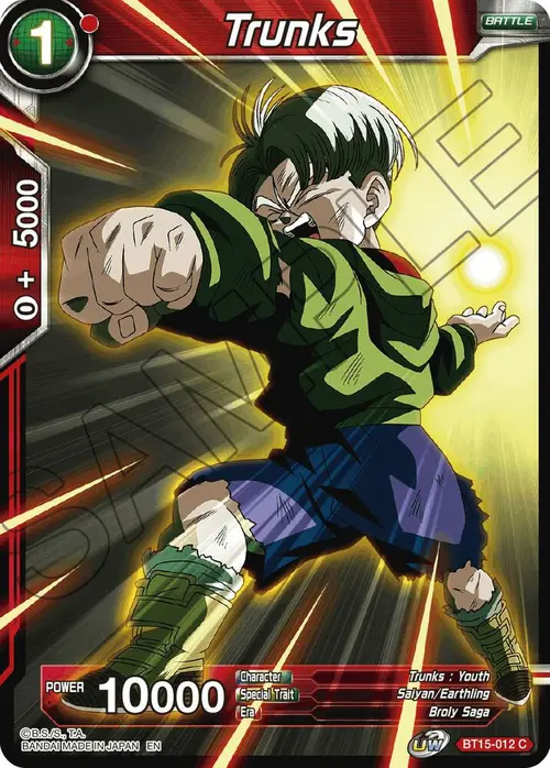 Trunks card art