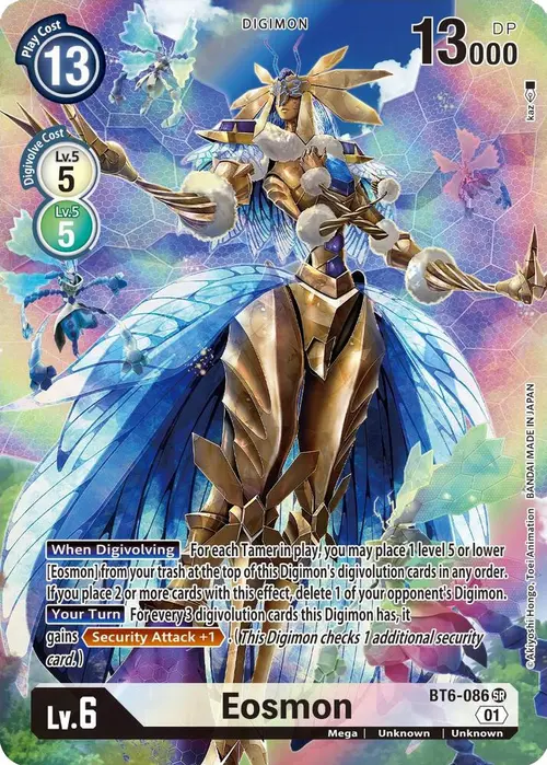 Eosmon - BT6-086 (Alternate Art) card art