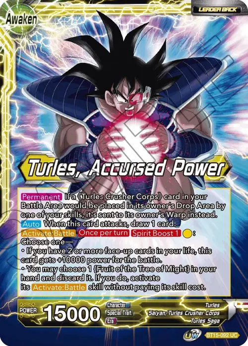 Turles // Turles, Accursed Power card art