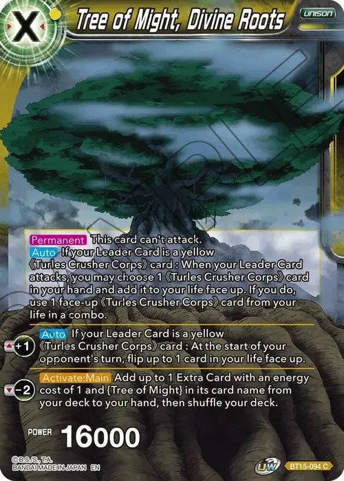 Tree of Might, Divine Roots card art