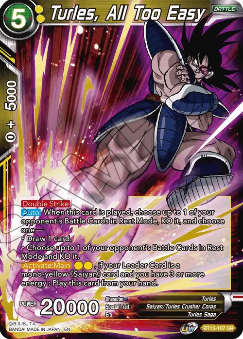 Turles, All Too Easy card art
