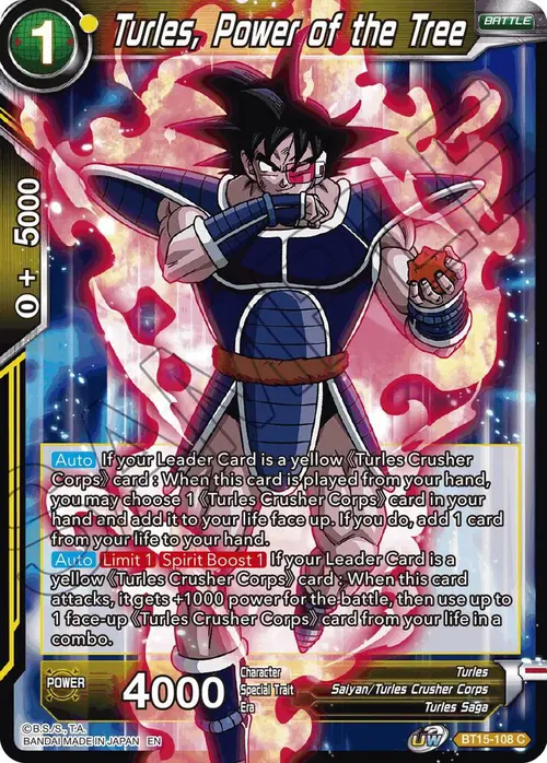 Turles, Power of the Tree card art