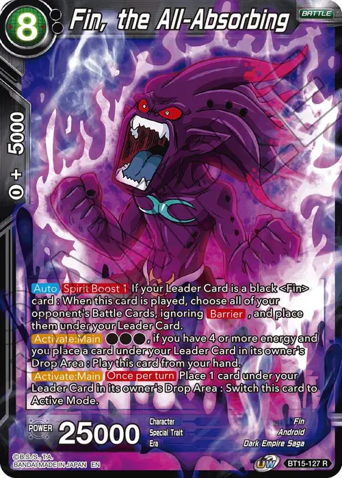 Fin, the All-Absorbing card art