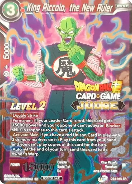 King Piccolo, the New Ruler (Level 2) card art