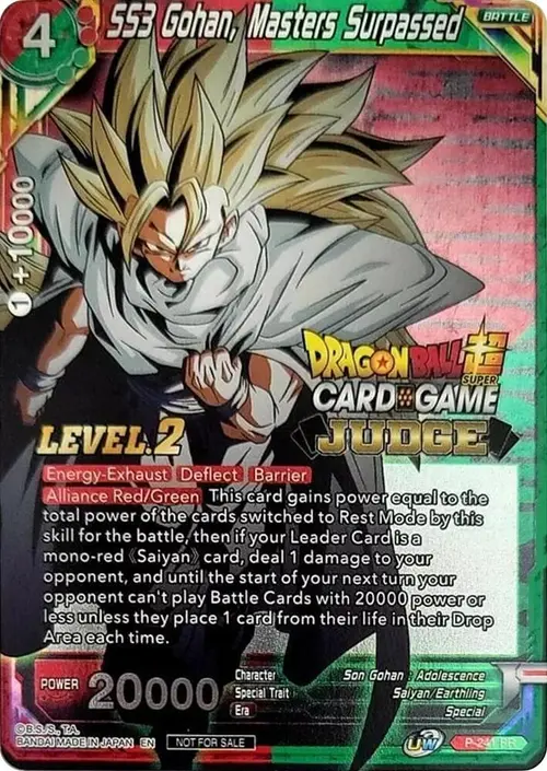 SS3 Gohan, Masters Surpassed (Level 2) card art