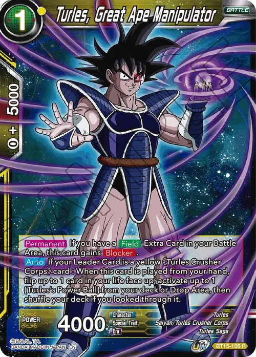Turles, Great Ape Manipulator card art