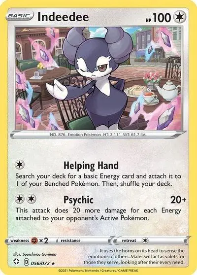 Indeedee card art