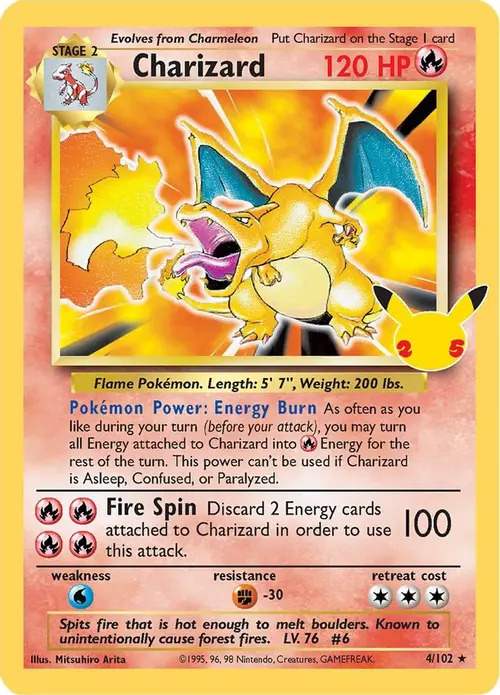 Charizard card art