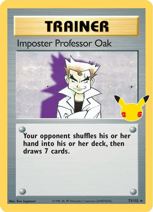 Imposter Professor Oak card art