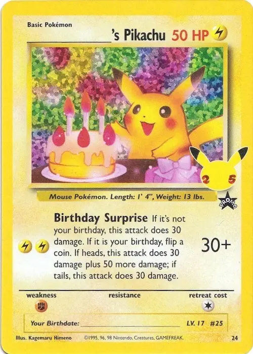 ______'s Pikachu card art