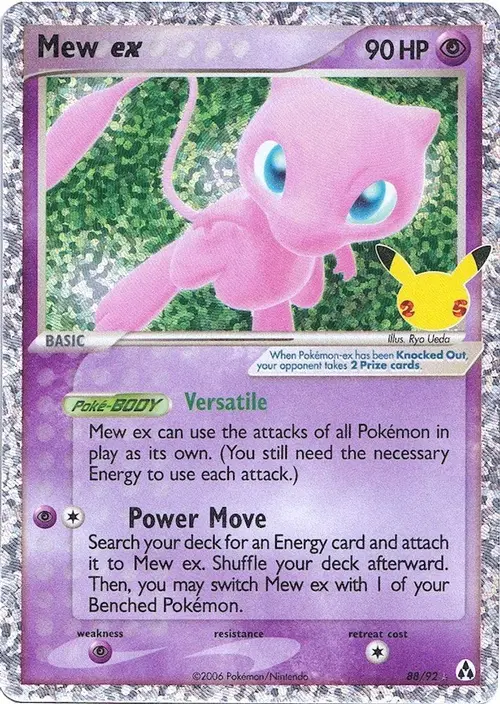 Mew ex card art