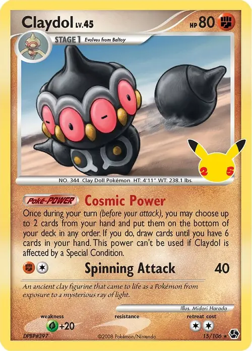 Claydol card art