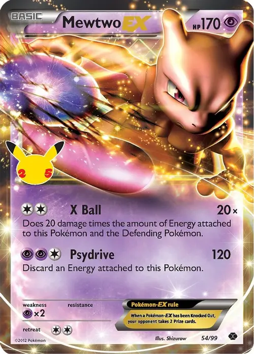 Mewtwo EX card art