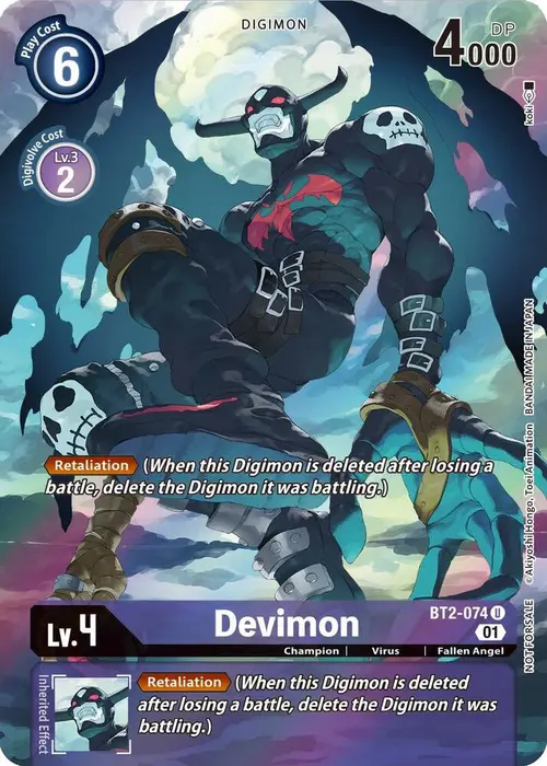 Devimon (1-Year Anniversary Box Topper) card art