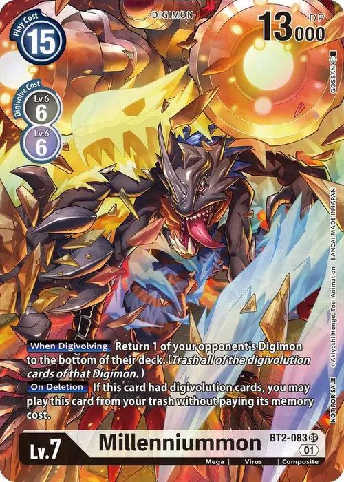 Millenniummon (1-Year Anniversary Box Topper) card art