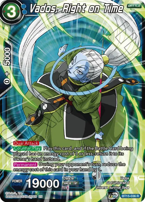 Vados, Right on Time card art