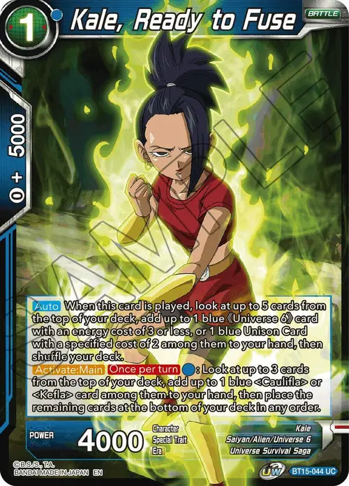 Kale, Ready to Fuse card art