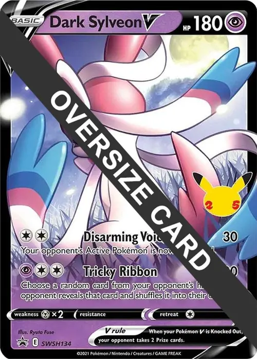 Dark Sylveon V - SWSH134 card art