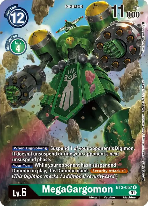 MegaGargomon (1-Year Anniversary Box Topper) card art