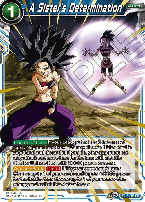 A Sister's Determination card art