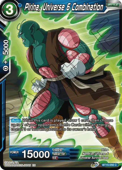 Pirina, Universe 6 Combination card art