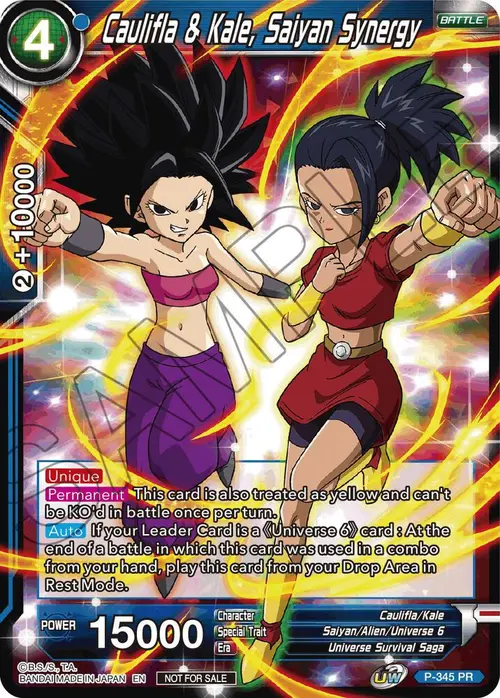 Caulifla & Kale, Saiyan Synergy card art