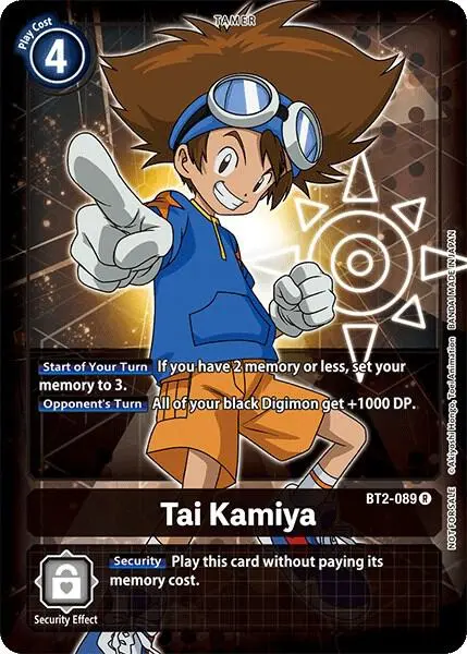 Tai Kamiya - BT2-089 (Official Tournament Pack Vol.3) card art