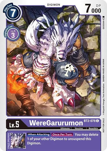 WereGarurumon - BT2-078 (Official Tournament Pack Vol.3) card art
