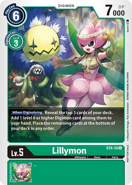 Lillymon (Official Tournament Pack Vol.3) card art