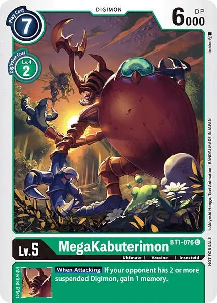 MegaKabuterimon (Official Tournament Pack Vol.3) card art