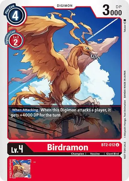 Birdramon - BT2-012 (Official Tournament Pack Vol.3) card art