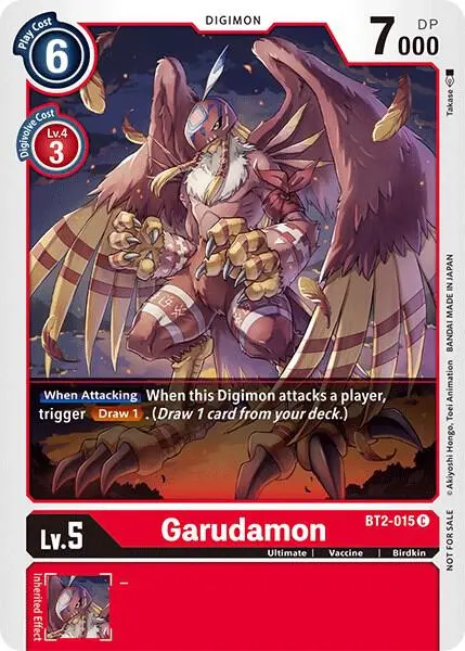 Garudamon - BT2-015 (Official Tournament Pack Vol.3) card art