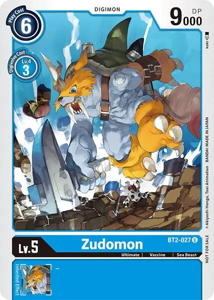 Zudomon - BT2-027 (Official Tournament Pack Vol.3) card art