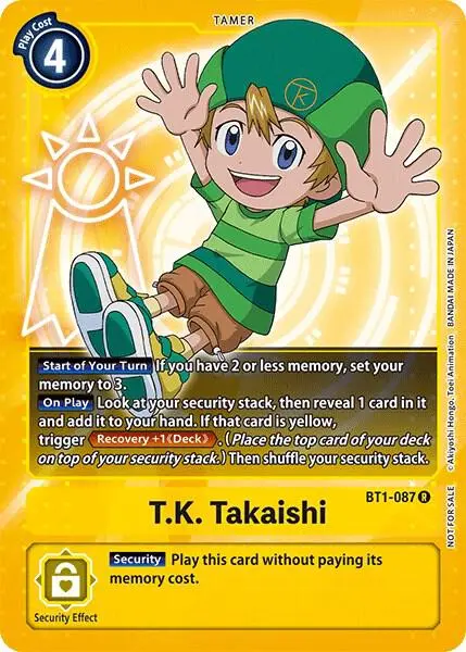 T.K. Takaishi (Official Tournament Pack Vol.3) card art