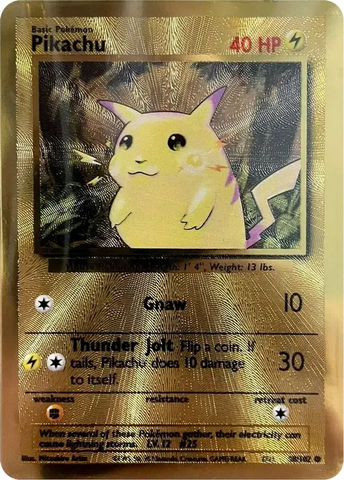 Pikachu - 58/102 (Celebrations Metal Card) card art