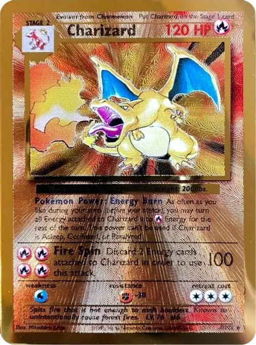 Charizard (Celebrations Metal Card) card art