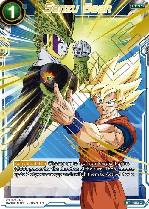 Senzu Bean (Gold Stamped) card art