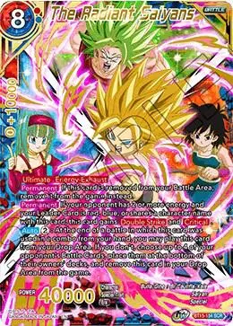 The Radiant Saiyans card art