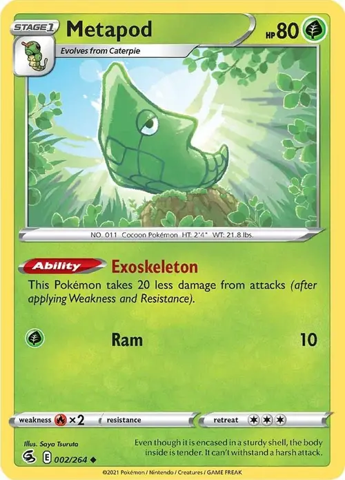 Metapod card art