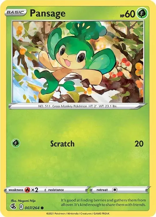 Pansage card art