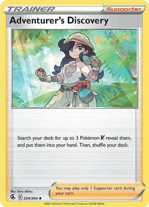 Adventurer's Discovery card art