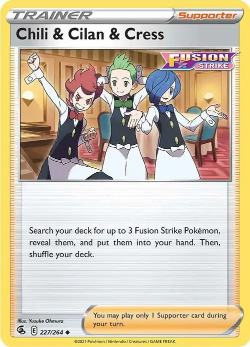 Chili & Cilan & Cress card art