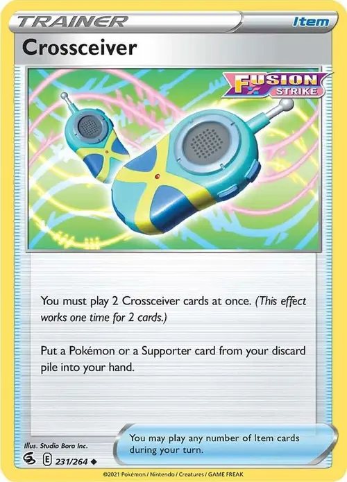 Crossceiver card art