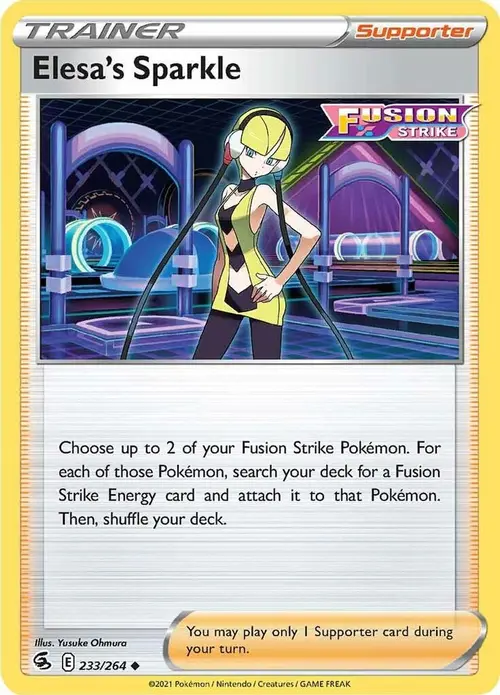 Elesa's Sparkle card art