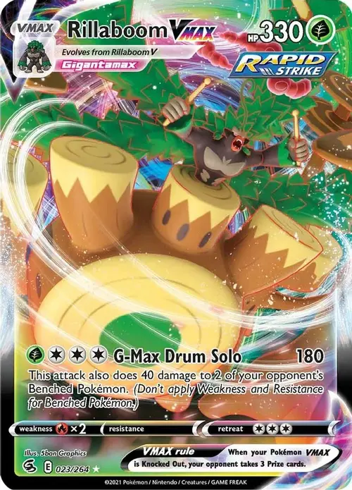 Rillaboom VMAX card art
