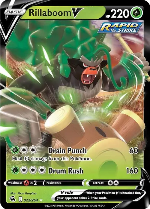 Rillaboom V card art